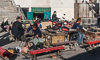 081021-5733 Shoe repair in Turfan, Xinjiang