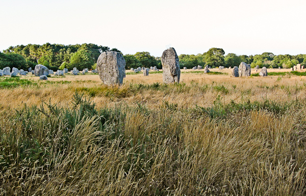 Carnac standing stone alignment
