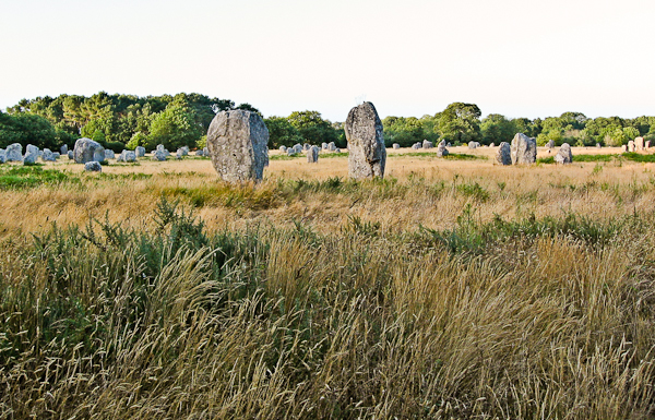 Carnac standing stone alignment 