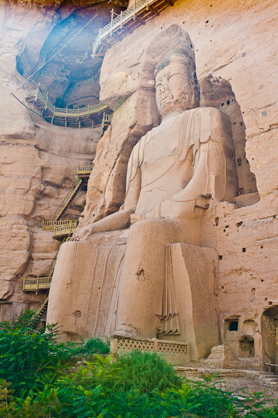 27m high, seated Buddha at Binglingsi (Yongjing, Gansu)