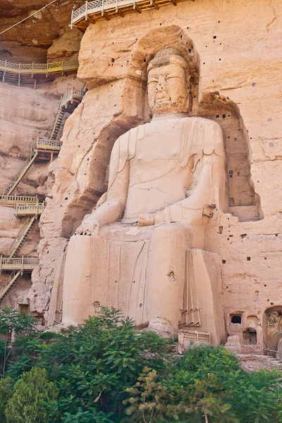 27m high, seated Buddha at Binglingsi (Yongjing, Gansu)