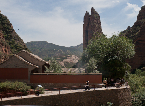 Buddhist temple at Binglingsi (Yellow River, Yongjing)