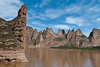 070624-1695 View of the Yellow River from Binglingsi (Gansu)