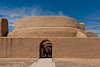 070706-2279 Restored building in Gaochang ancient city (Turfan, Xinjiang)