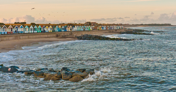 View from the Southwold Pier, looking north (Suffolk)