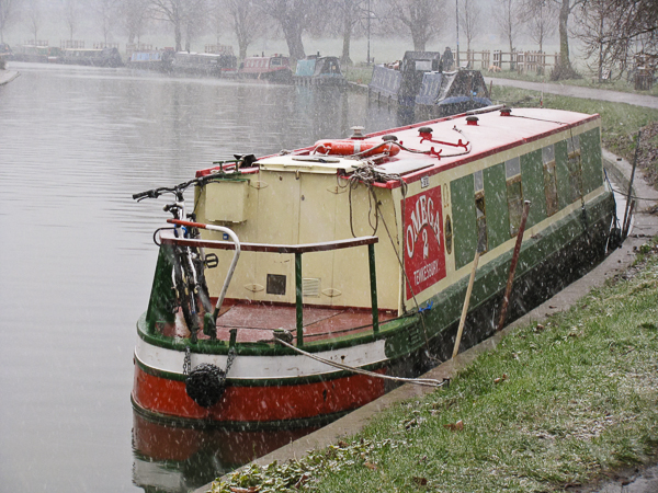 Narrowboats on the River Cam, Cambridge