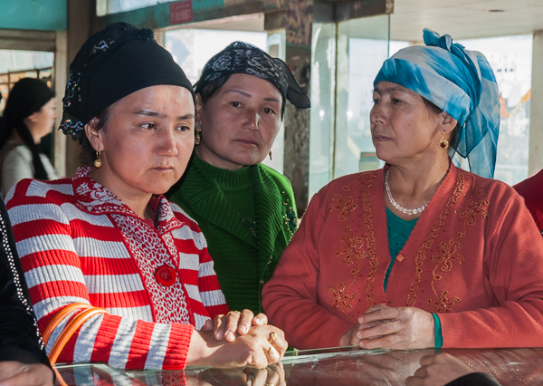 Ladies shopping in Turfan, Xinjiang