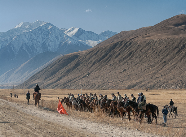 Riders at the Barskoon Horse Festival (Kyrgyzstan)