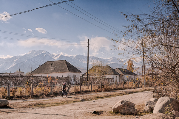 A view of the Tien Shan mountains from Barskoon village