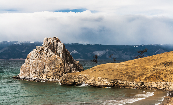 Shamanskiy Mys, an ancient sacred place, Lake Baikal