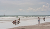 110904-1787 People relaxing on Cape Canaveral beach (Florida)