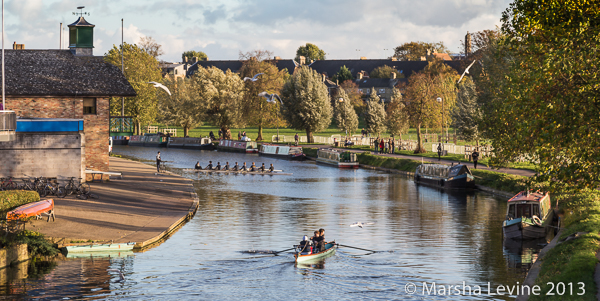 Rowing on the River Cam, Cambridge