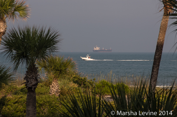 View from the balcony at Shorewood Drive, Cape Canaveral