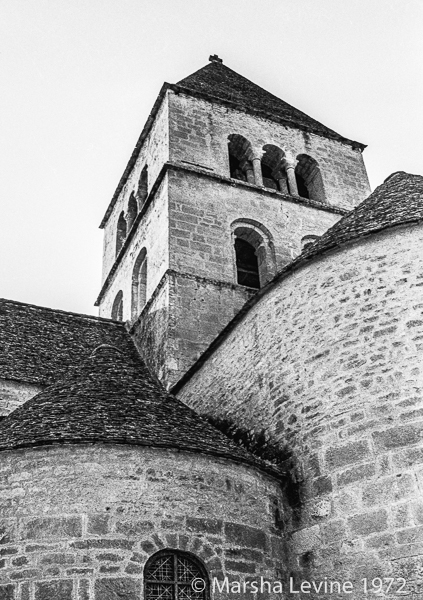 The church of Saint-Léon-sur-Vézère, Dordogne