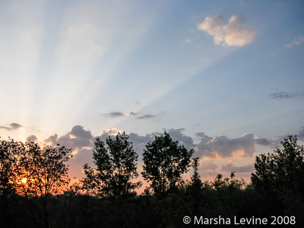 Sunset in Karaganda (Kazakhstan)