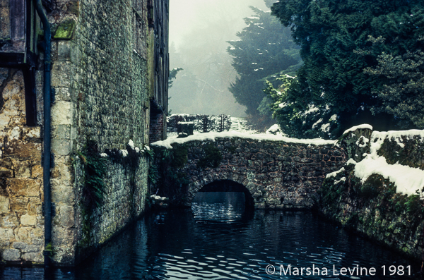 Ightham Mote in the snow, Kent