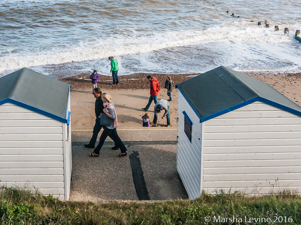 Southwold beach promenade, Suffolk (UK)