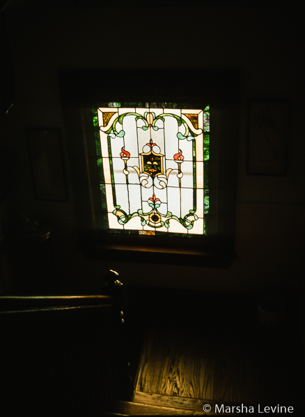 Staircase in house on Argyle Road, Brooklyn.