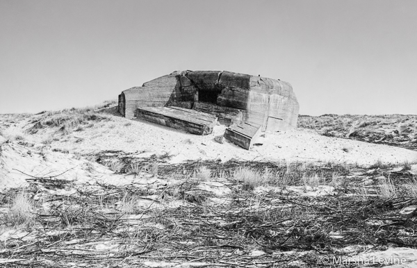 WW2 Bunker on Grand Crohot beach, Gironde