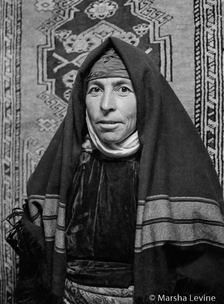 Woman in a Konya rug shop, Turkey