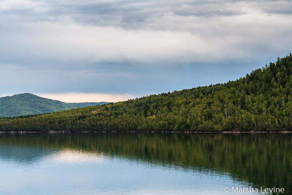 The Angara River, near Lake Baikal, Siberia